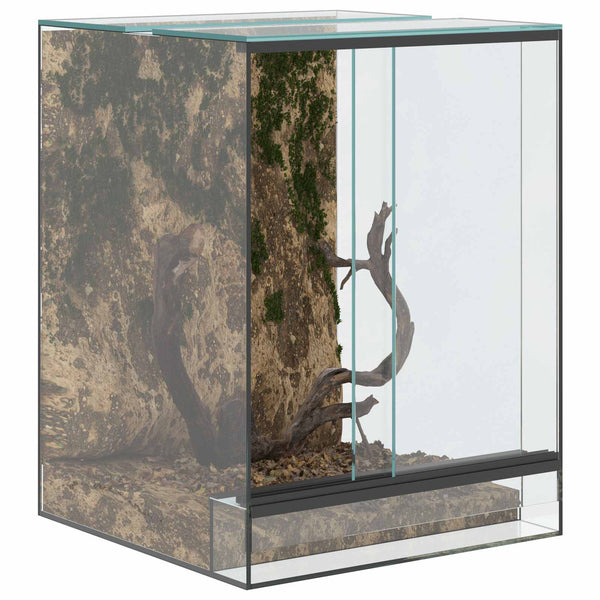 Transparentes Glas Terrarium 30x30x40cm