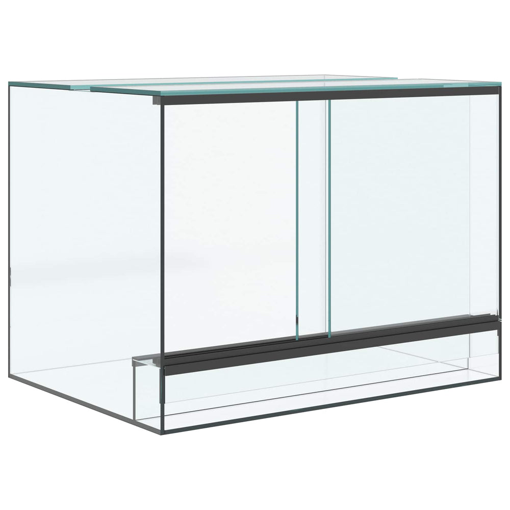 Glas Terrarium mit Speicher 40x30x30cm