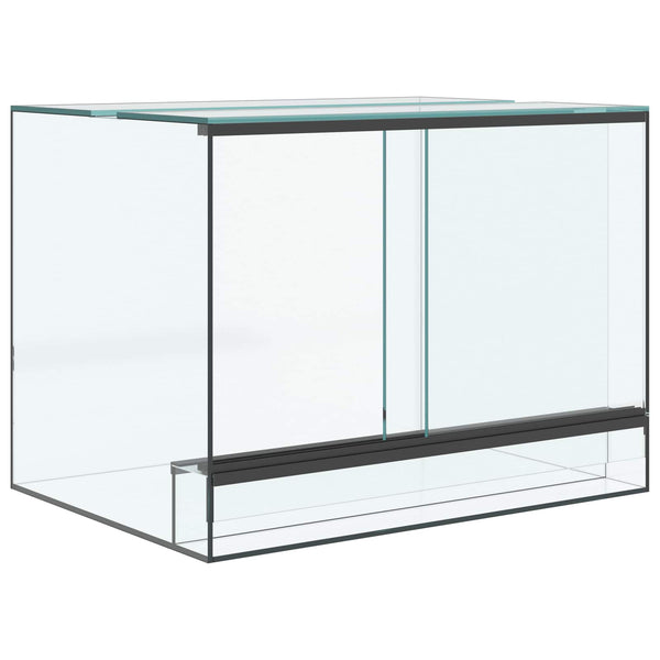 Glas Terrarium mit Speicher 40x30x30cm