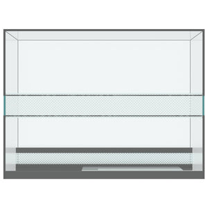 Glas Terrarium mit Speicher 40x30x30cm