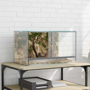 Terrarium mit Speicher Transparent 50x30x30cm