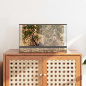 Terrarium mit Speicher Transparent 50x30x30cm