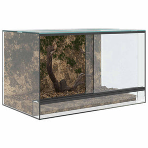 Terrarium mit Speicher Transparent 50x30x30cm