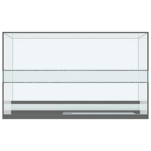 Terrarium mit Speicher Transparent 50x30x30cm