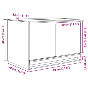 Terrarium Glas 60x40x40cm Reptilien