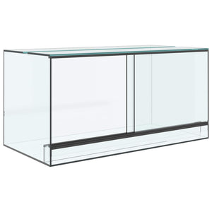 Glas Terrarium mit Stauraum 80x40x40cm