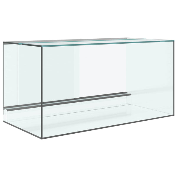 Glas Terrarium mit Stauraum 80x40x40cm