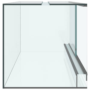 Glas Terrarium mit Stauraum 80x40x40cm