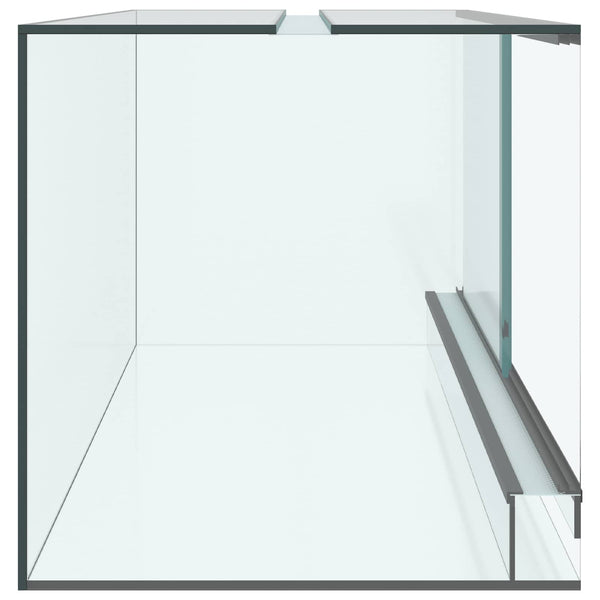 Glas Terrarium mit Stauraum 80x40x40cm