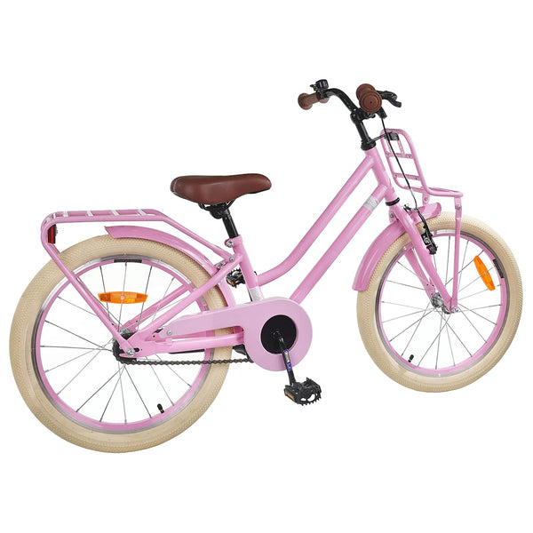 18 Zoll Kinderfahrrad Hellrosa für 5-7 Jahre