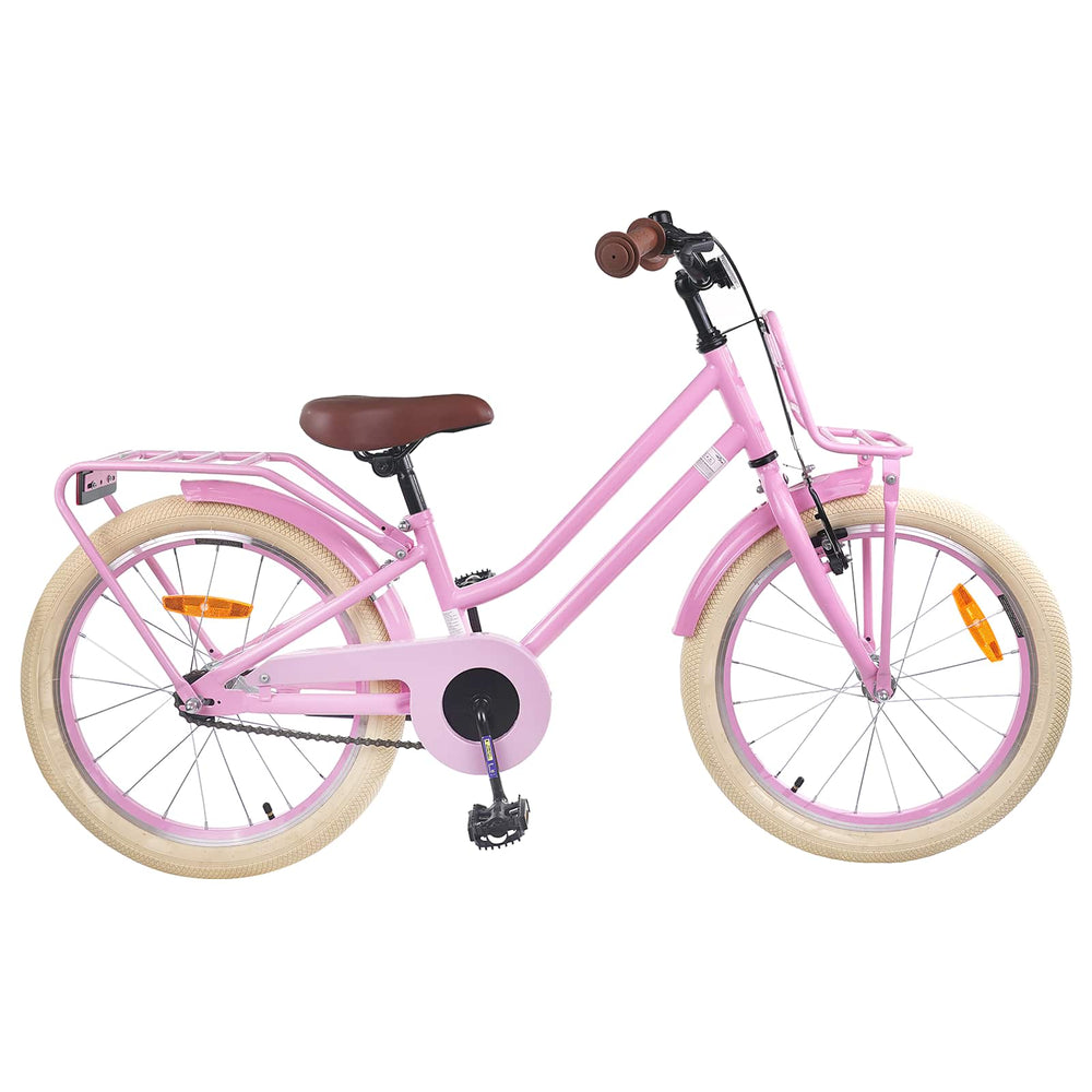 18 Zoll Kinderfahrrad Hellrosa für 5-7 Jahre