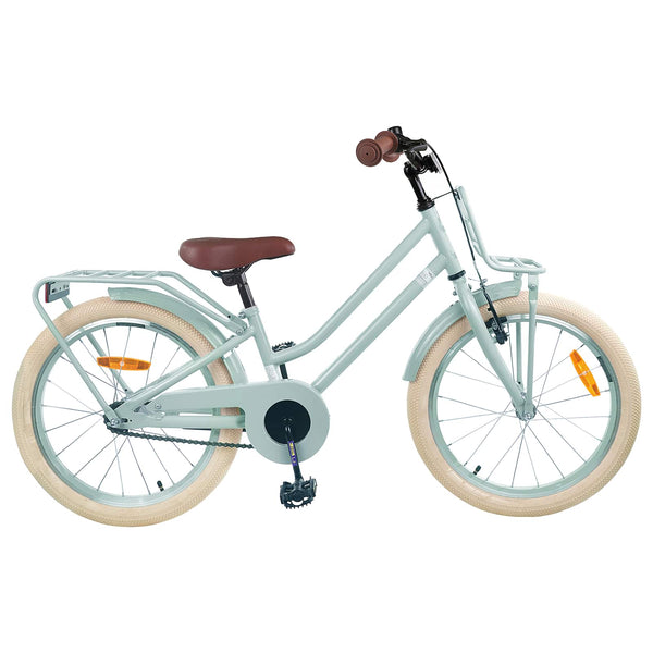Kinderfahrrad 18 Zoll Hellgrün, 5-7 Jahre
