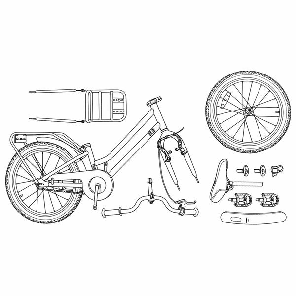 22 Zoll Kinderfahrrad für 7-12 Jahre - Weiß