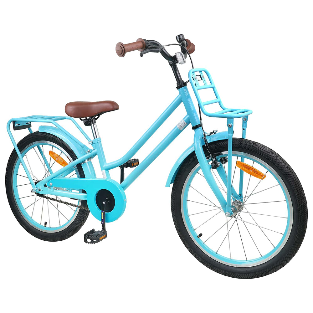 18 Zoll Kinderfahrrad Himmelblau für 5-7 Jährige