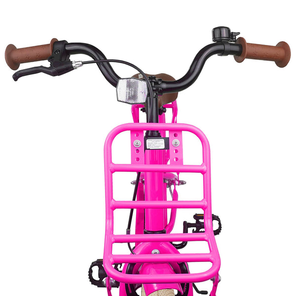 20 Zoll Kinderfahrrad Dunkelrosa