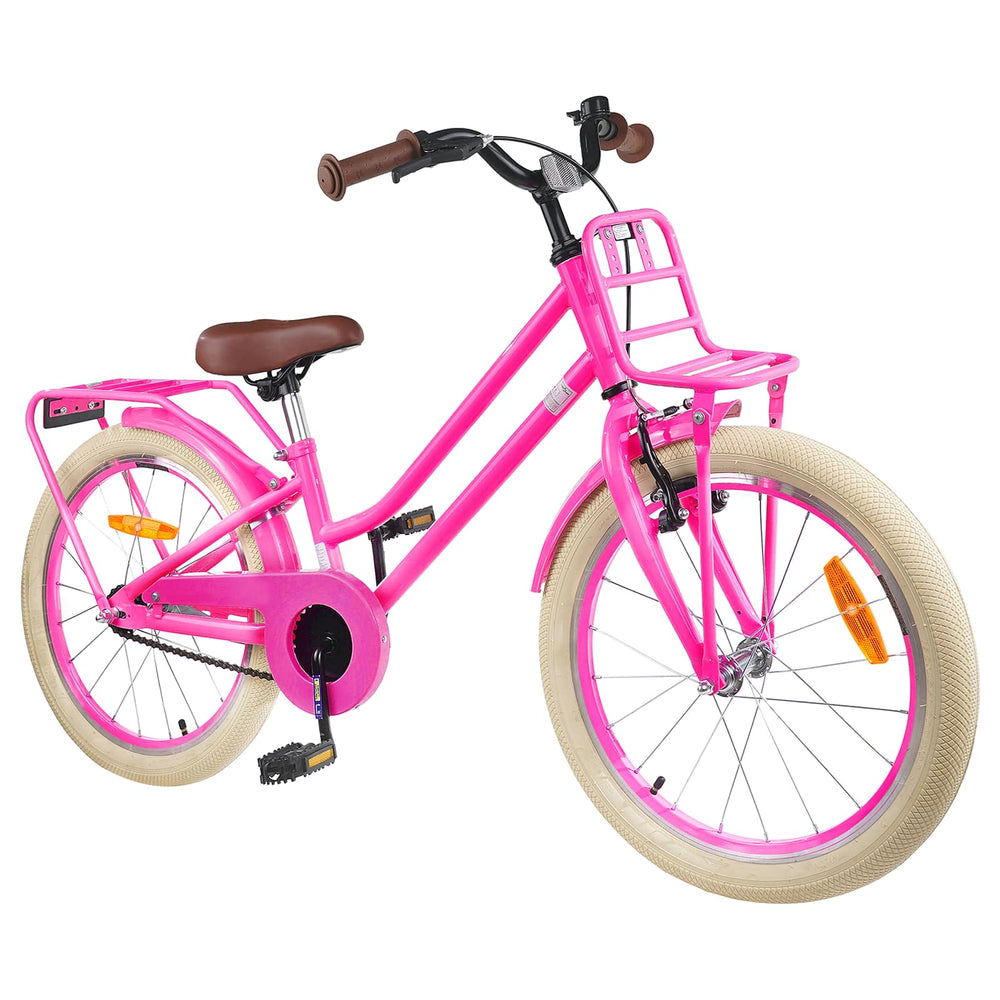 22 Zoll Kinderfahrrad Dunkelrosa 7-12 Jahre