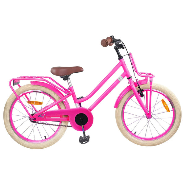 22 Zoll Kinderfahrrad Dunkelrosa 7-12 Jahre