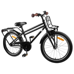 18 Zoll Kinderfahrrad, Schwarz, 5-7 Jahre