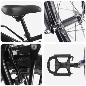 Kinderfahrrad 20 Zoll Schwarz (6-11 Jahre)