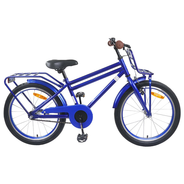 Kinderfahrrad 18 Zoll, 5-7 Jahre, Dunkelblau