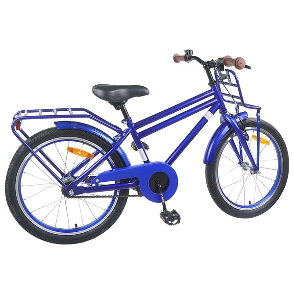 vidaXL Vélo pour enfants 22 pouces pour 7-12 ans Bleu foncé