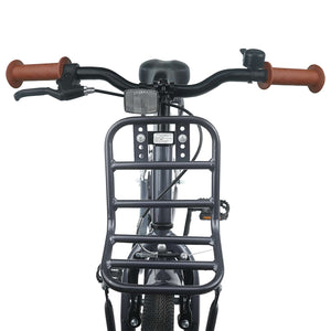 22 Zoll Kinderfahrrad Dunkelgrau 7-12 Jahre