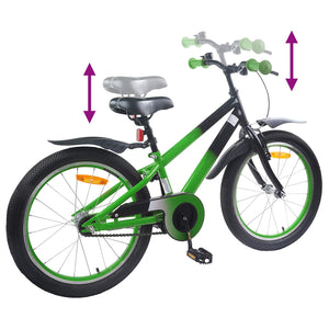22 Zoll Kinderfahrrad Blau Schwarz 7-12 Jahre
