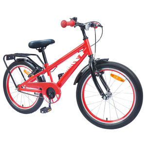 18 Zoll Kinderfahrrad Rot für 5-7 Jährige