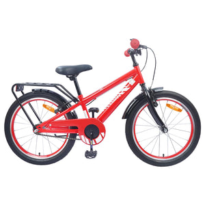 18 Zoll Kinderfahrrad Rot für 5-7 Jährige