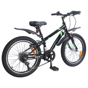 vidaXL Vélo Enfant 20 pouces 6 vitesses pour 6-11 ans Noir