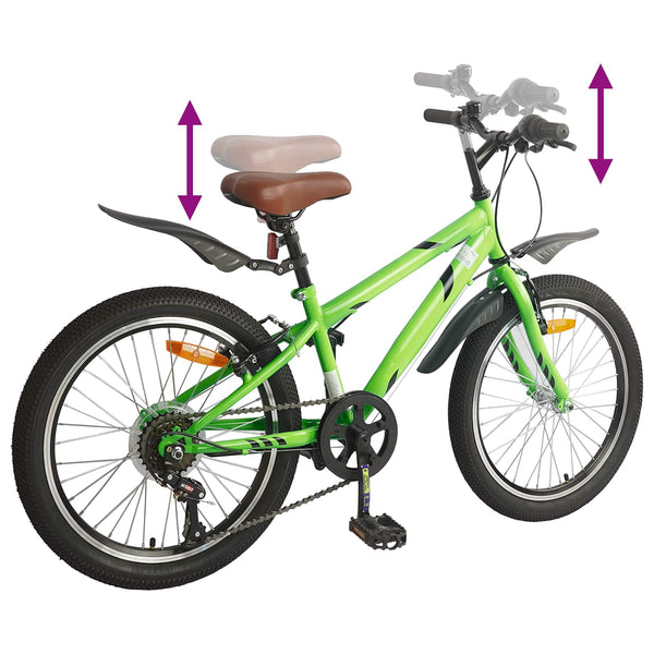 20 Zoll Kinderfahrrad 6-Gang Grün