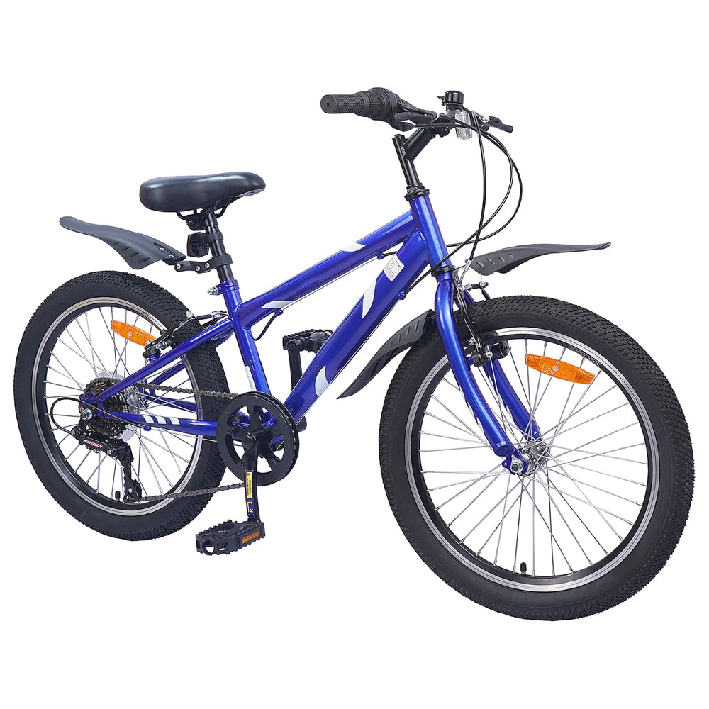 24 Zoll Kinderfahrrad 6-Gang Dunkelblau
