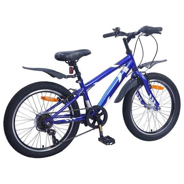 24 Zoll Kinderfahrrad 6-Gang Dunkelblau