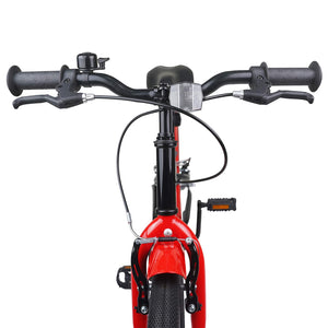 18 Zoll Kinderfahrrad Blau/Weiß für 5-7 Jahre