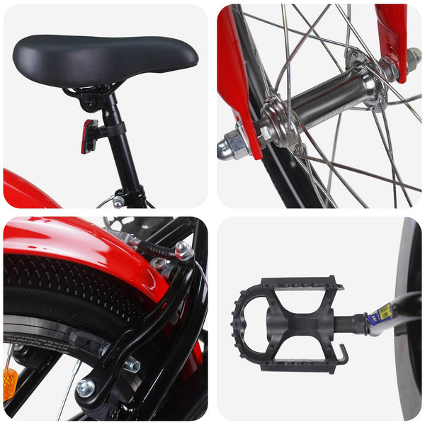 vidaXL Vélo pour enfants 20 pouces pour 6-11 ans bleu blanc