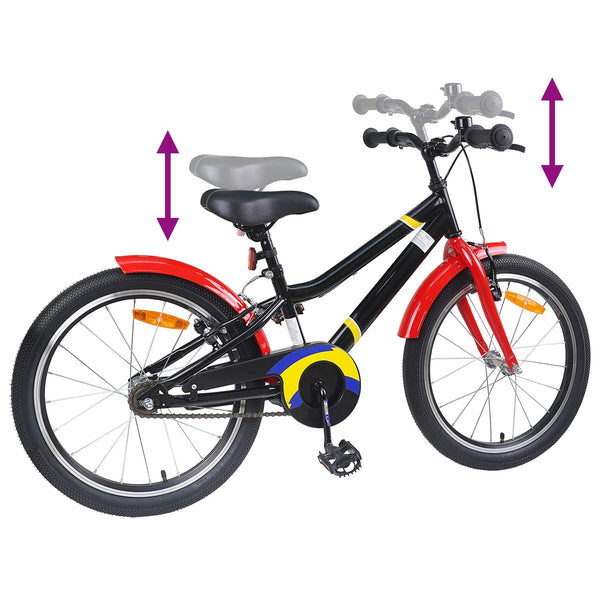 22 Zoll Kinderfahrrad Blau Weiß für 7-12 Jahre