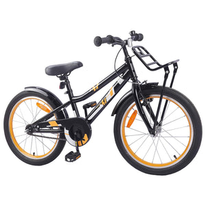 18 Zoll Kinderfahrrad Orange/Schwarz (5-7 Jahre)