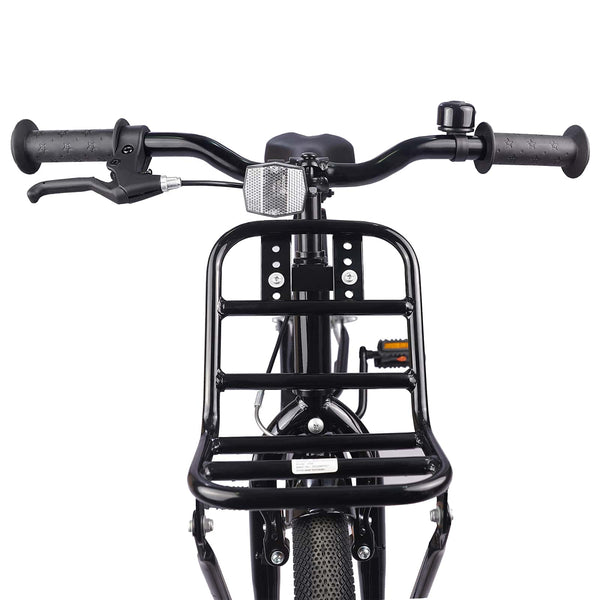 vidaXL Vélo pour enfants 20 pouces pour 6-11 ans orange et noir