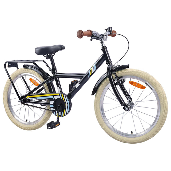 24 Zoll Kinderfahrrad für 8-12 Jahre - Schwarz