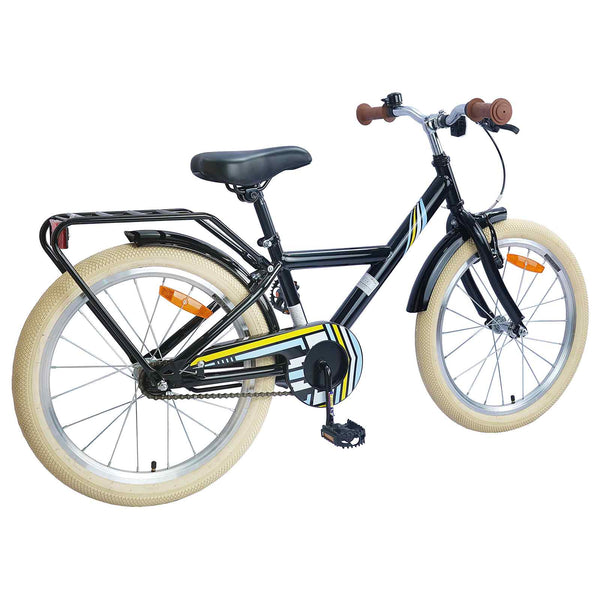 24 Zoll Kinderfahrrad für 8-12 Jahre - Schwarz