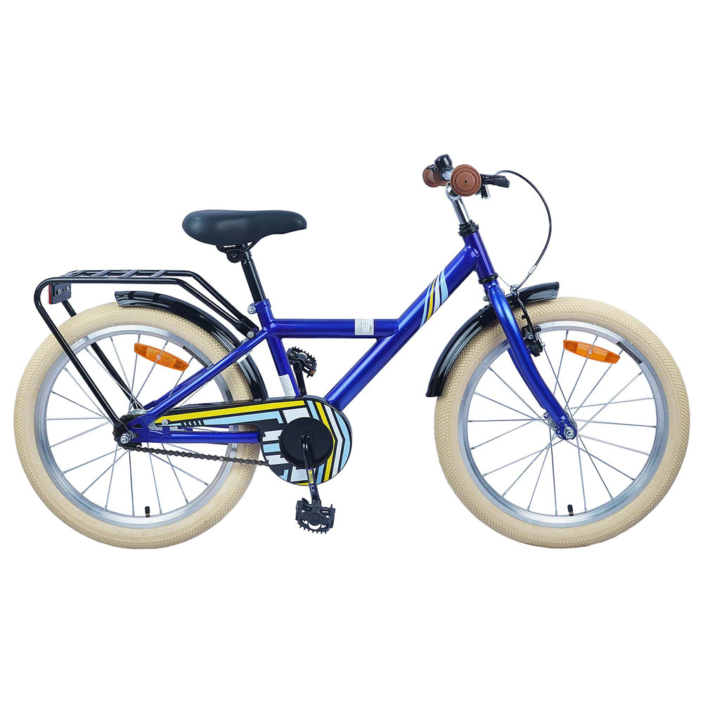 24 Zoll Kinderfahrrad Dunkelblau 8-12 Jahre