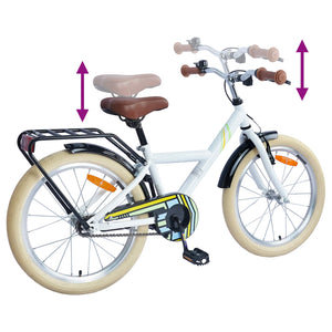 24 Zoll Kinderfahrrad, 8-12 Jahre, Weiß