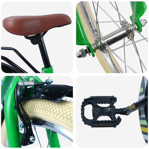 24 Zoll Kinderfahrrad für 8-12 Jährige - Grün