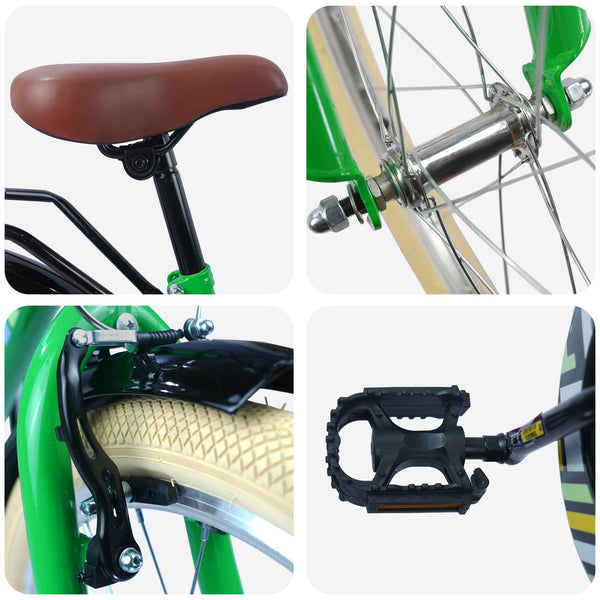 24 Zoll Kinderfahrrad für 8-12 Jährige - Grün