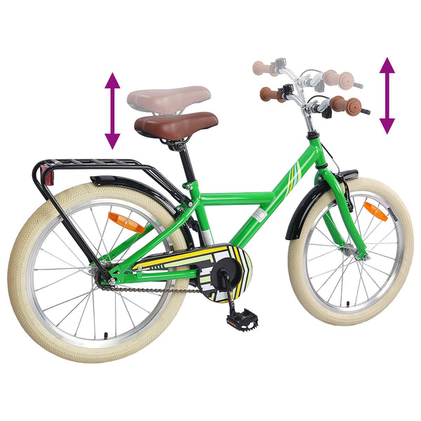 24 Zoll Kinderfahrrad für 8-12 Jährige - Grün