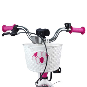 Kinderfahrrad 18 Zoll, 5-7 Jahre, Rosa