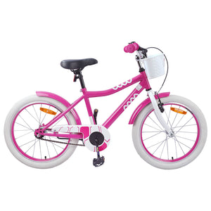 Kinderfahrrad 18 Zoll, 5-7 Jahre, Rosa