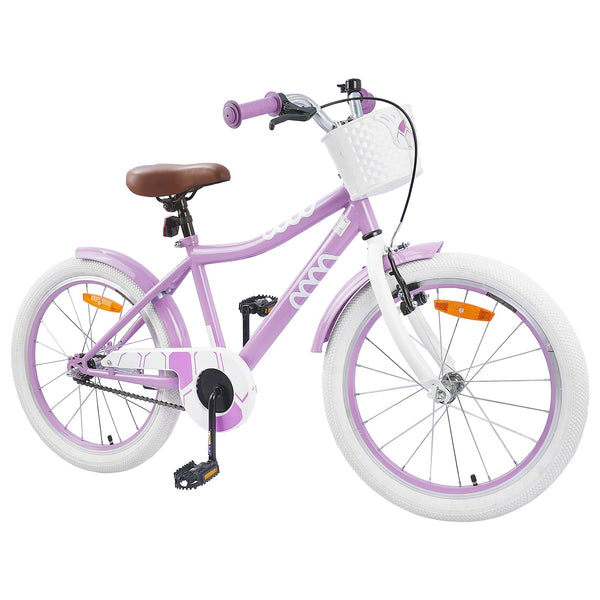 18 Zoll Kinderfahrrad Lila für 5-7 Jährige