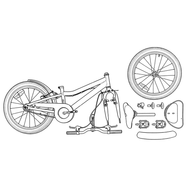 18 Zoll Kinderfahrrad Lila für 5-7 Jährige