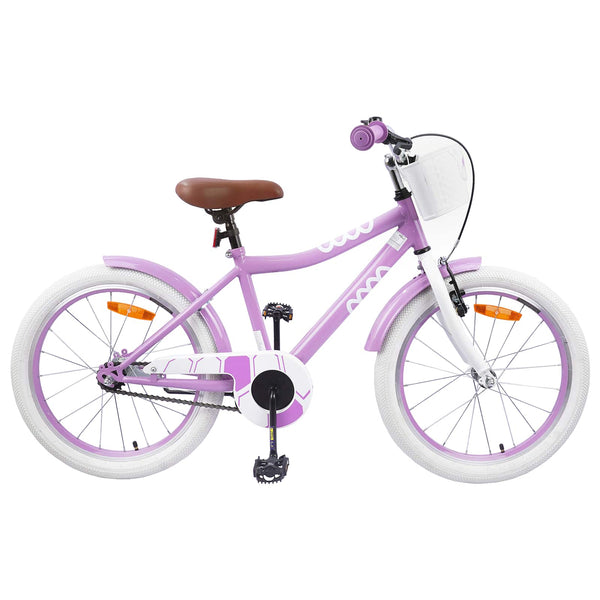 18 Zoll Kinderfahrrad Lila für 5-7 Jährige